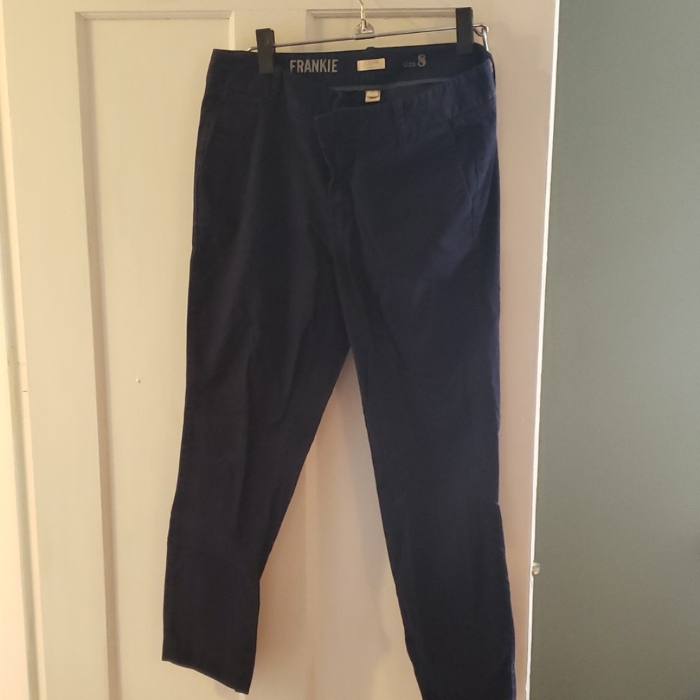 J. Crew Navy Ankle length chinos